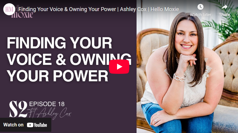 Ashley Cox, Emily Calandrelli, Finding Your Voice and Living with Courage